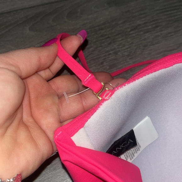 NWT La Blanca Island Goddess Know Twist Bandeau Bikini Top - Picture 5 of 6